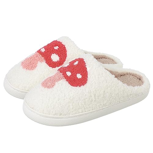 Puimentiua Hausschuhe Damen Plüsch Winter Flauschige Pantoletten Herren Cute Slippers for Indoor Outdoor von Puimentiua