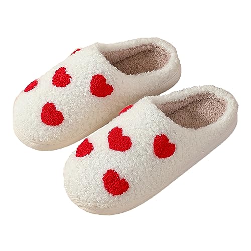 Puimentiua Hausschuhe Damen Plüsch Winter Flauschige Pantoletten Herren Cute Slippers for Indoor Outdoor von Puimentiua