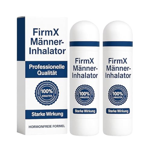 FIRMX Männer-Inhalator, FIRMX Manner-Inhalator, FIRMX Naseninhalator, natürliche Stärke, Verbessert Die Durchblutung (2PCS) von Pukmqu