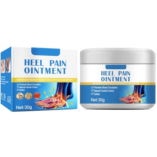 Heel Pain Ointment Cream, Heel Pain Ointment 30g, Linderung Von Fersenschmerzen, Für Männer Und Frauen (1PCS) von Pukmqu