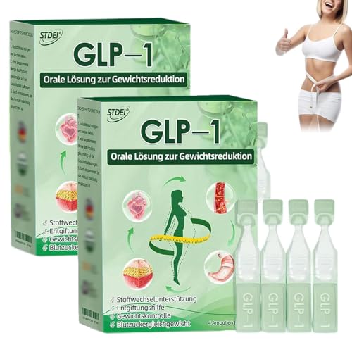 STDEI GLP-1 Orale Lösung, STDEI GLP-1 Orale Flüssigkeit, STDEI GLP1 Tropfen, Natural GLP1 Orale Lösung für Frauen & Männer (2PCS) von Pukmqu