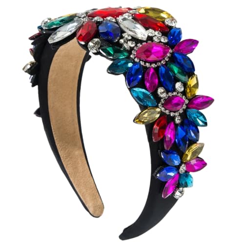 Damen Strass Haarband Haarschmuck Kristall Stirnband Haarband Hoop Mode Haarschmuck Multi von Pulcykp