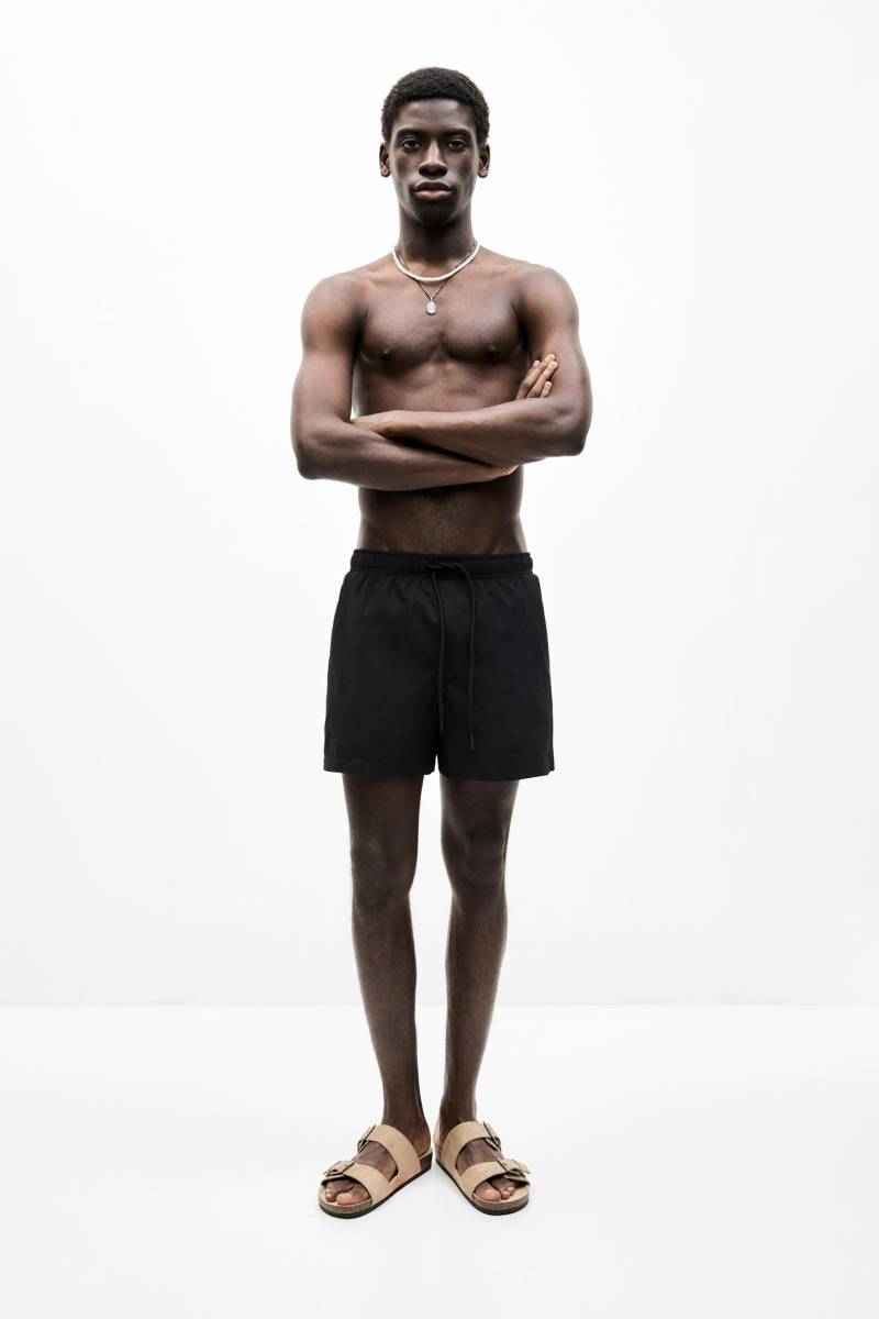 Badeshorts Aus Textur-Gewebe von Pull&Bear