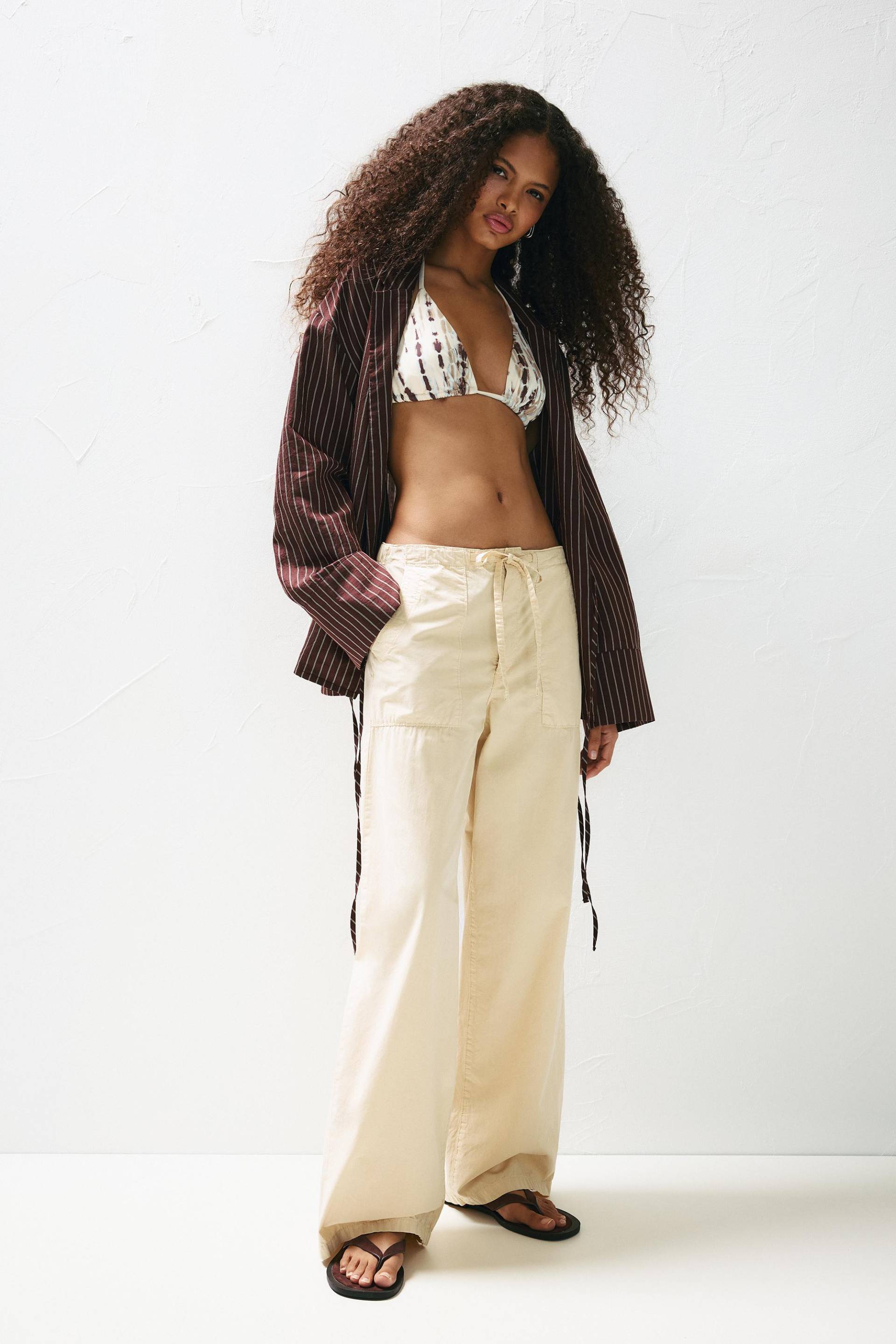 Baggy-Hose Aus Popelin von Pull&Bear