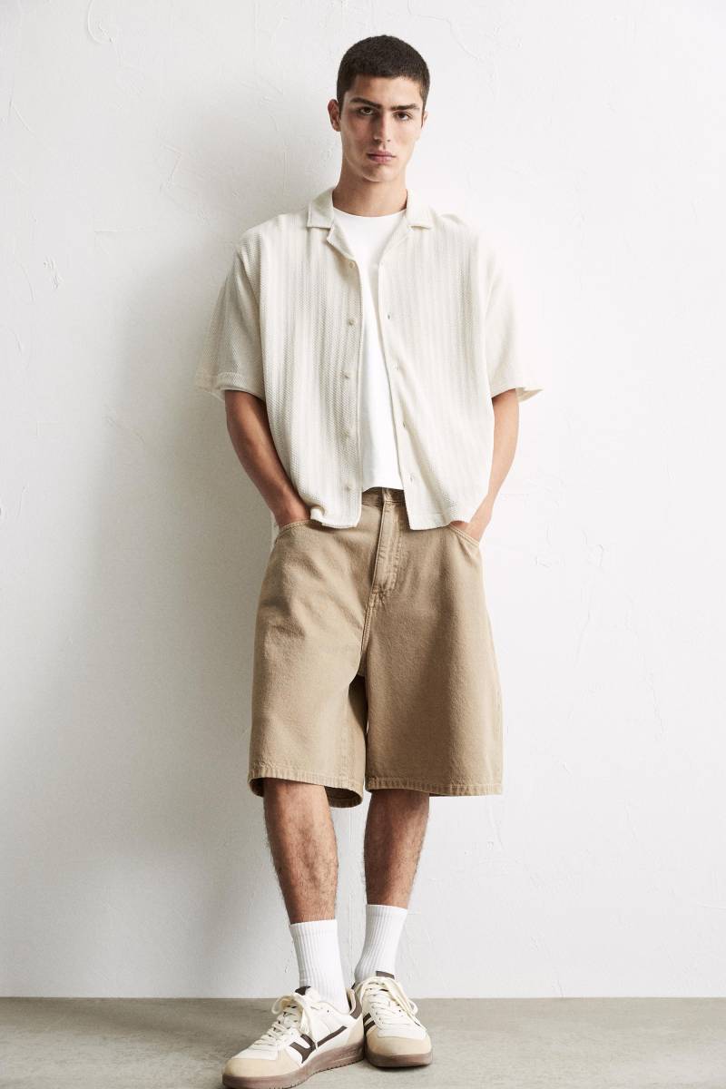 Baggy Jeans-Bermudashorts von Pull&Bear