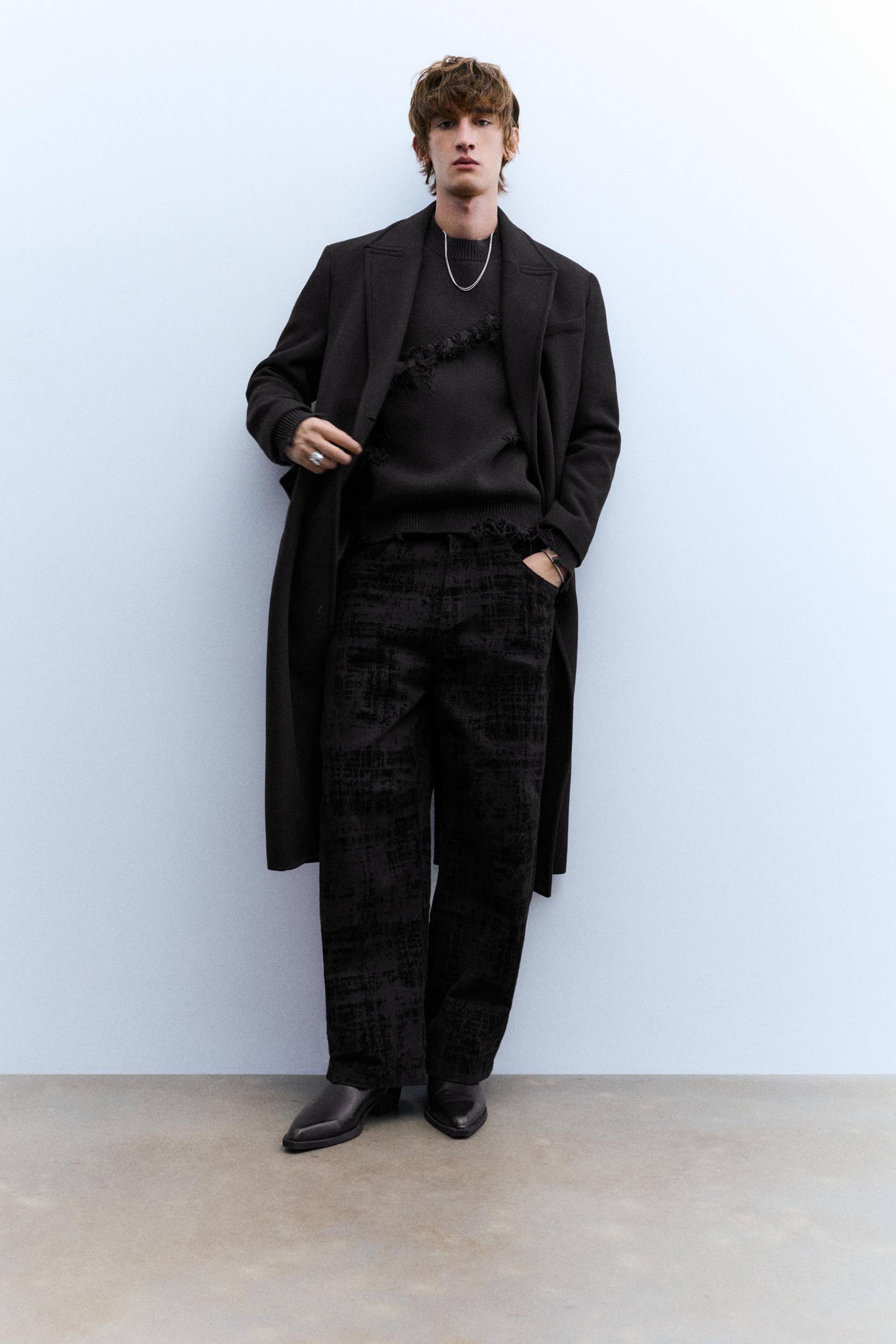 Beflockte Jeans von Pull&Bear