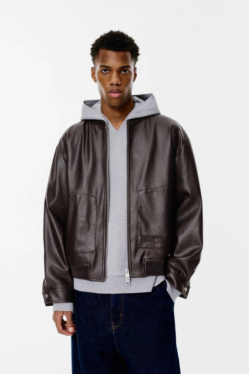 Bomberjacke In Kunstlederoptik von Pull&Bear