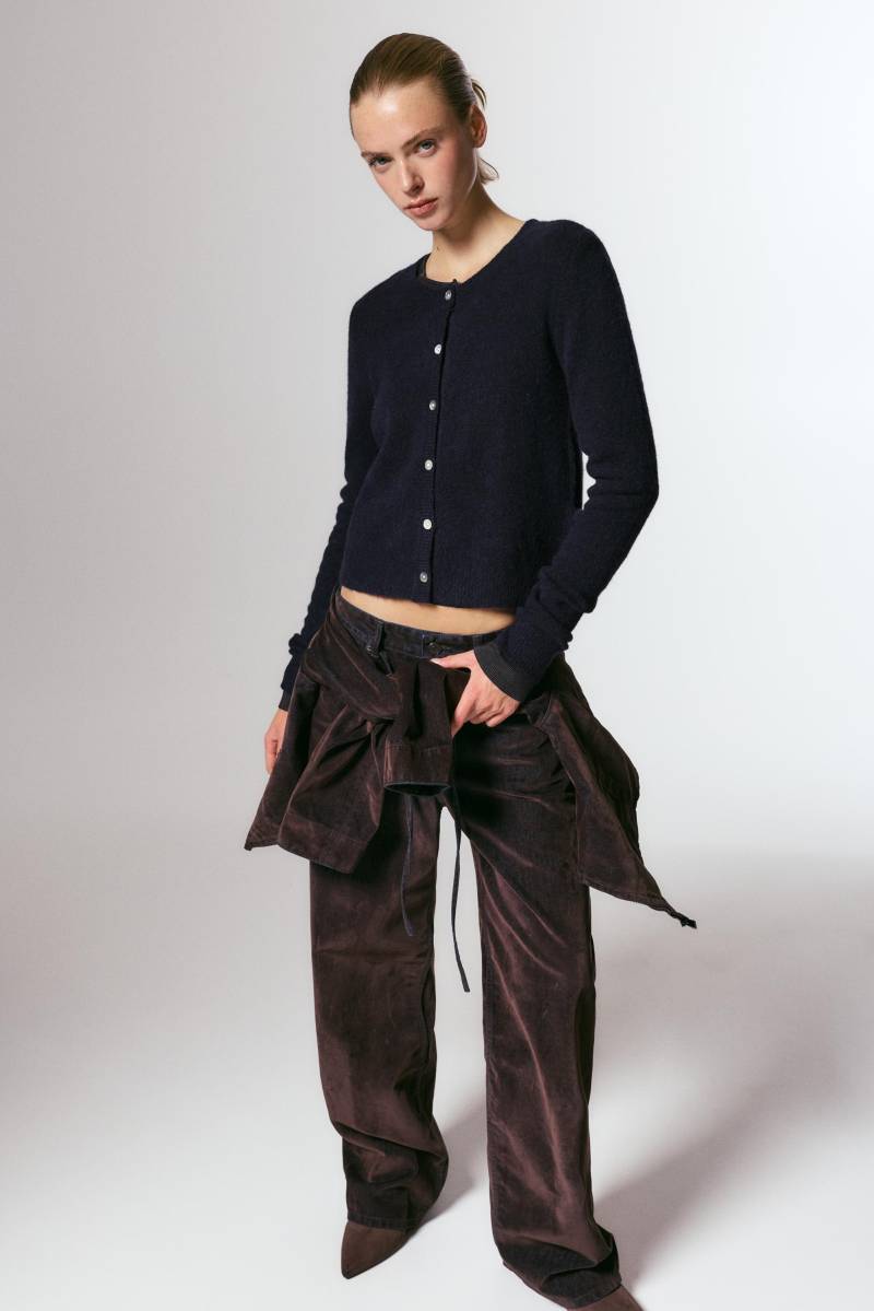 Cardigan Mit Wolle Und Alpakawolle von Pull&Bear