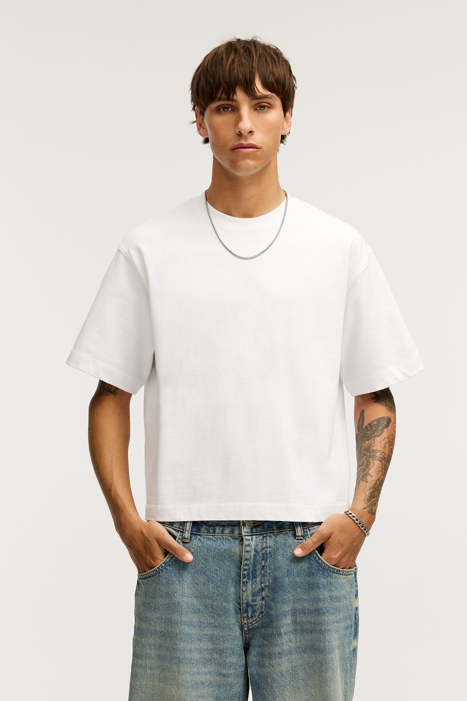 Cropped-T-Shirt von Pull&Bear