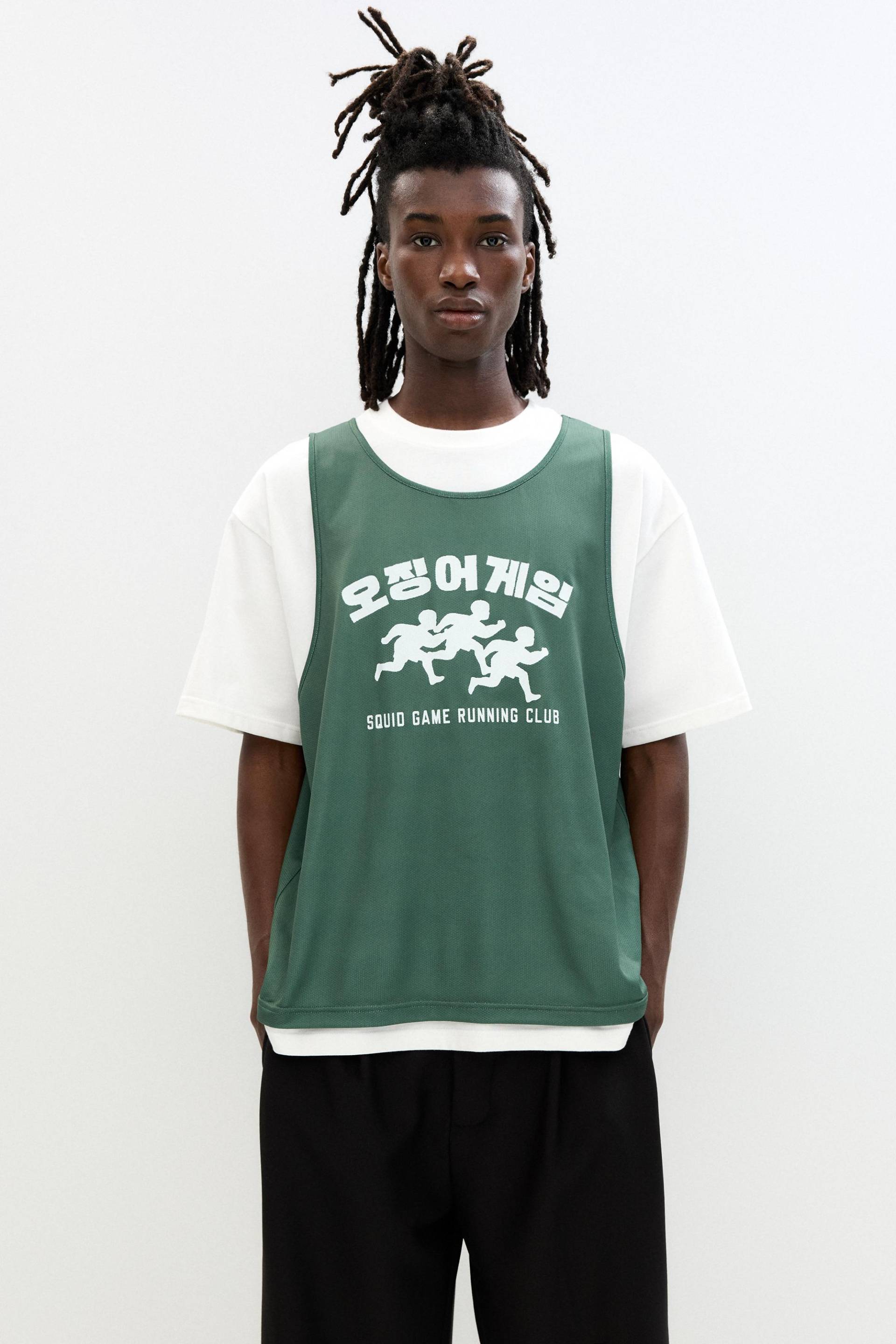 Doppel-T-Shirt Zu „Squid Game“ von Pull&Bear