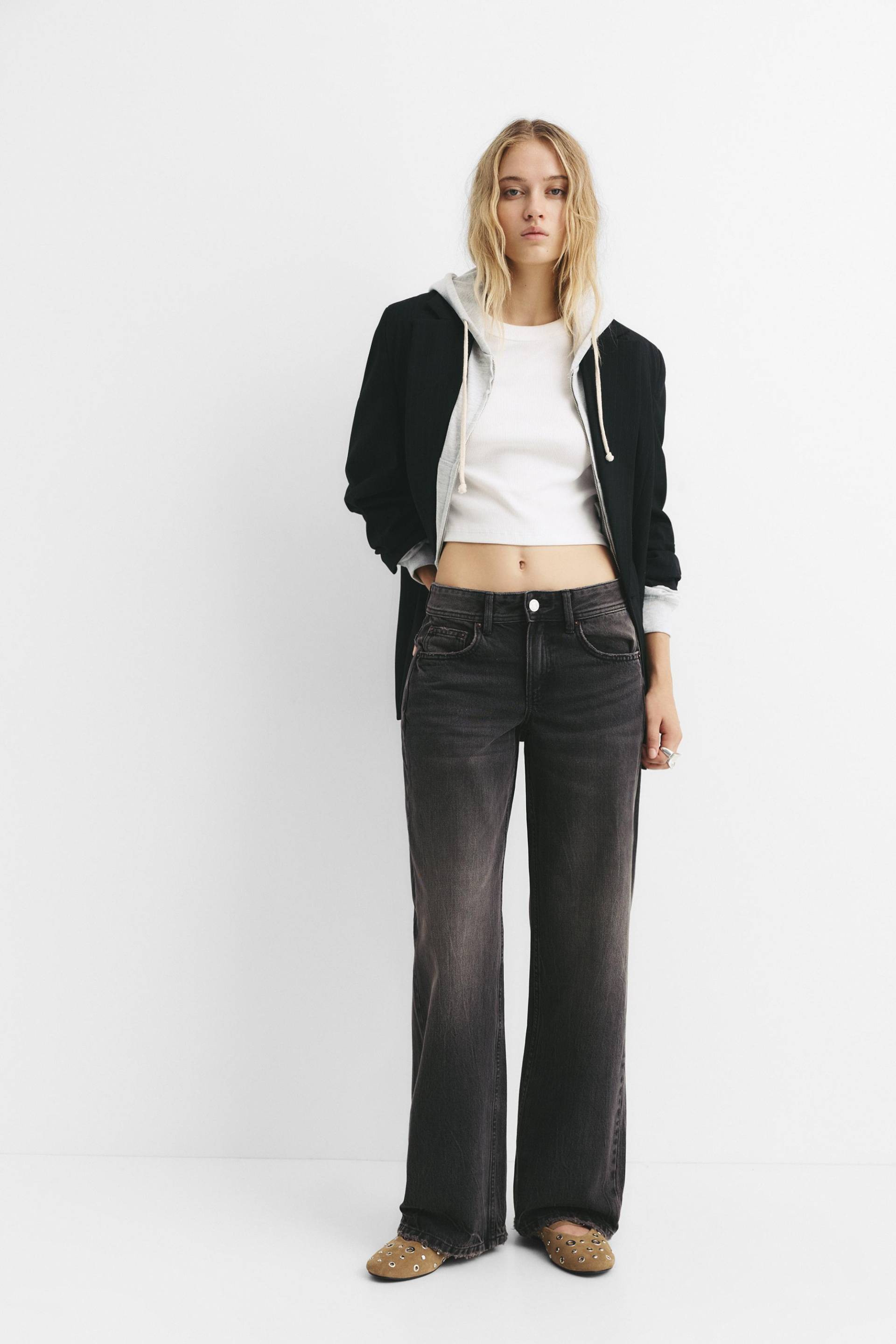 Gerade Geschnittene Jeans Mit Tiefem Bund von Pull&Bear