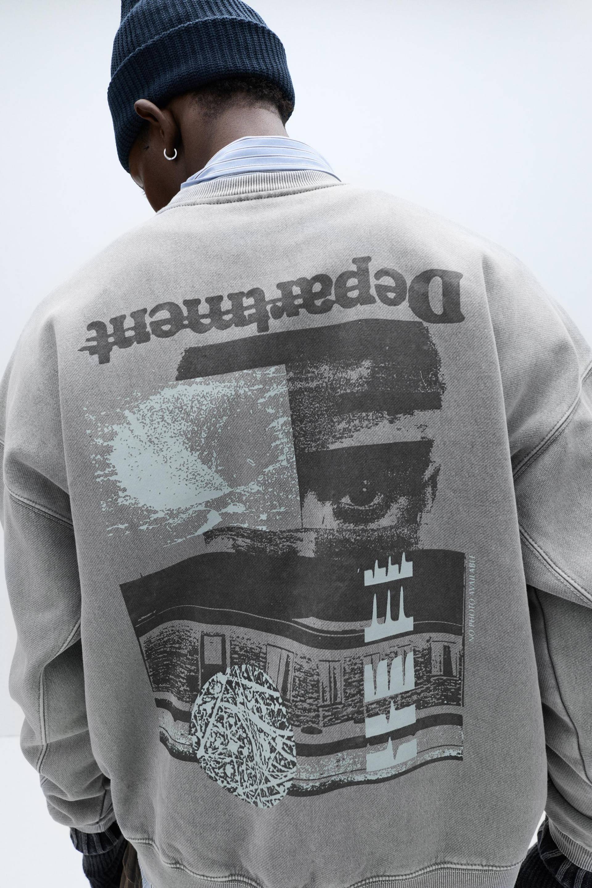 Grafik-Sweatshirt von Pull&Bear