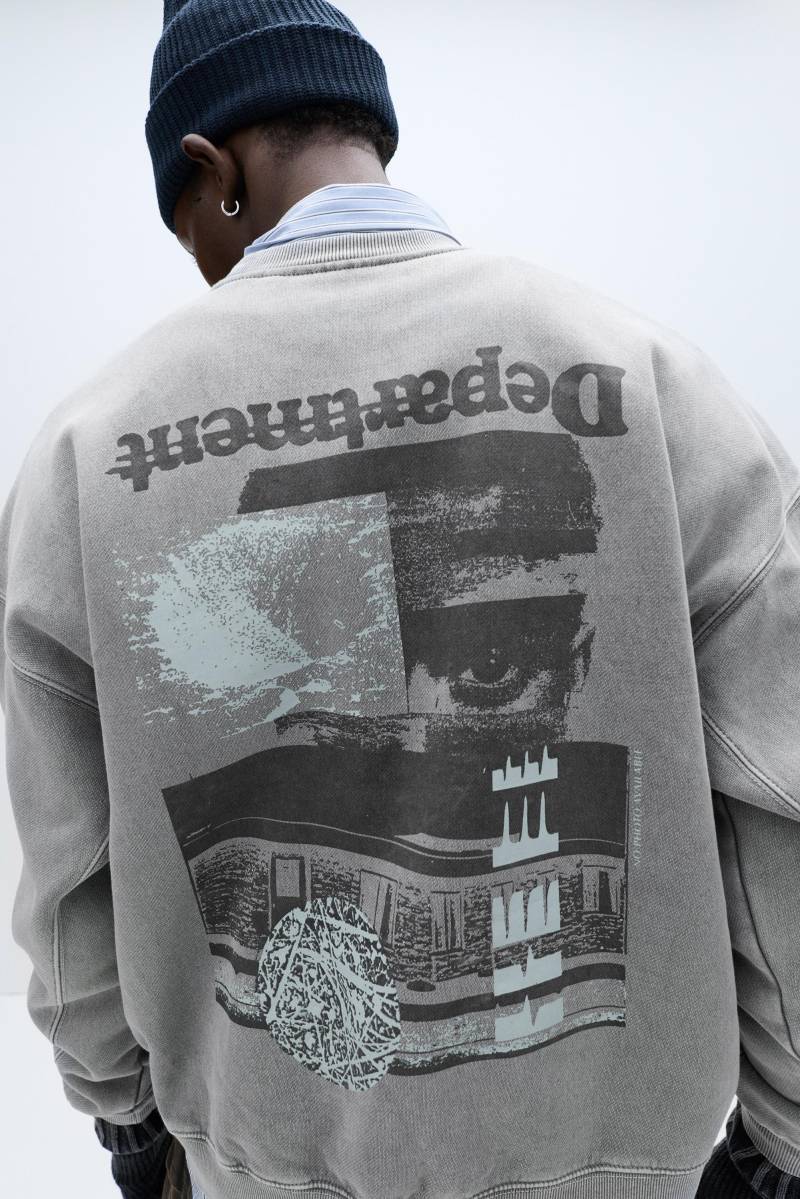 Grafik-Sweatshirt von Pull&Bear