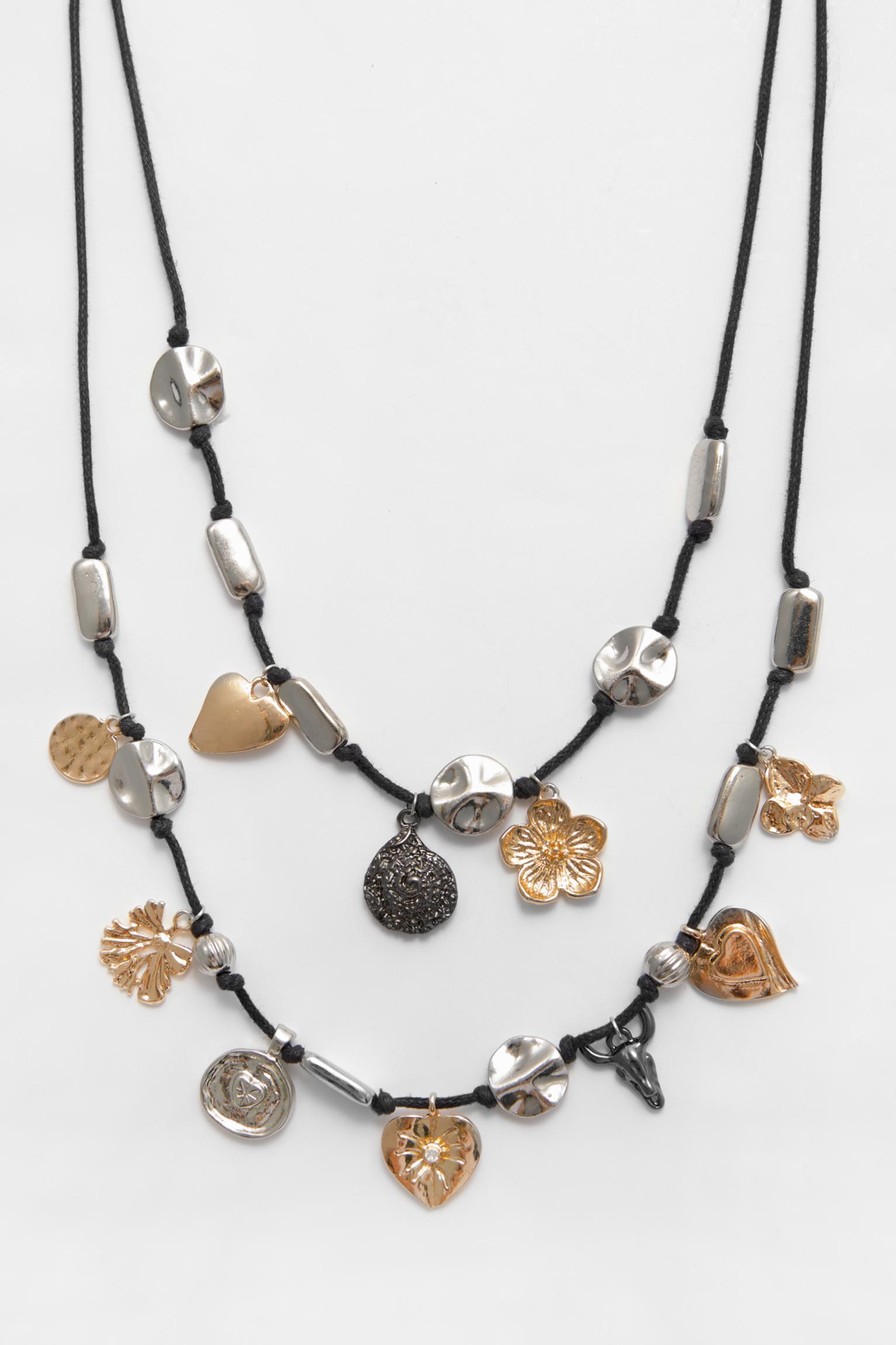 Halskette Mit Metallisierten Perlen von Pull&Bear