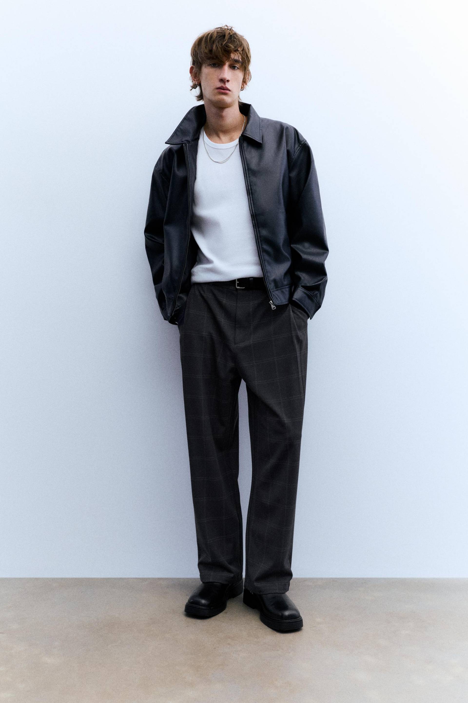 Hose Mit Tailored Karomuster von Pull&Bear