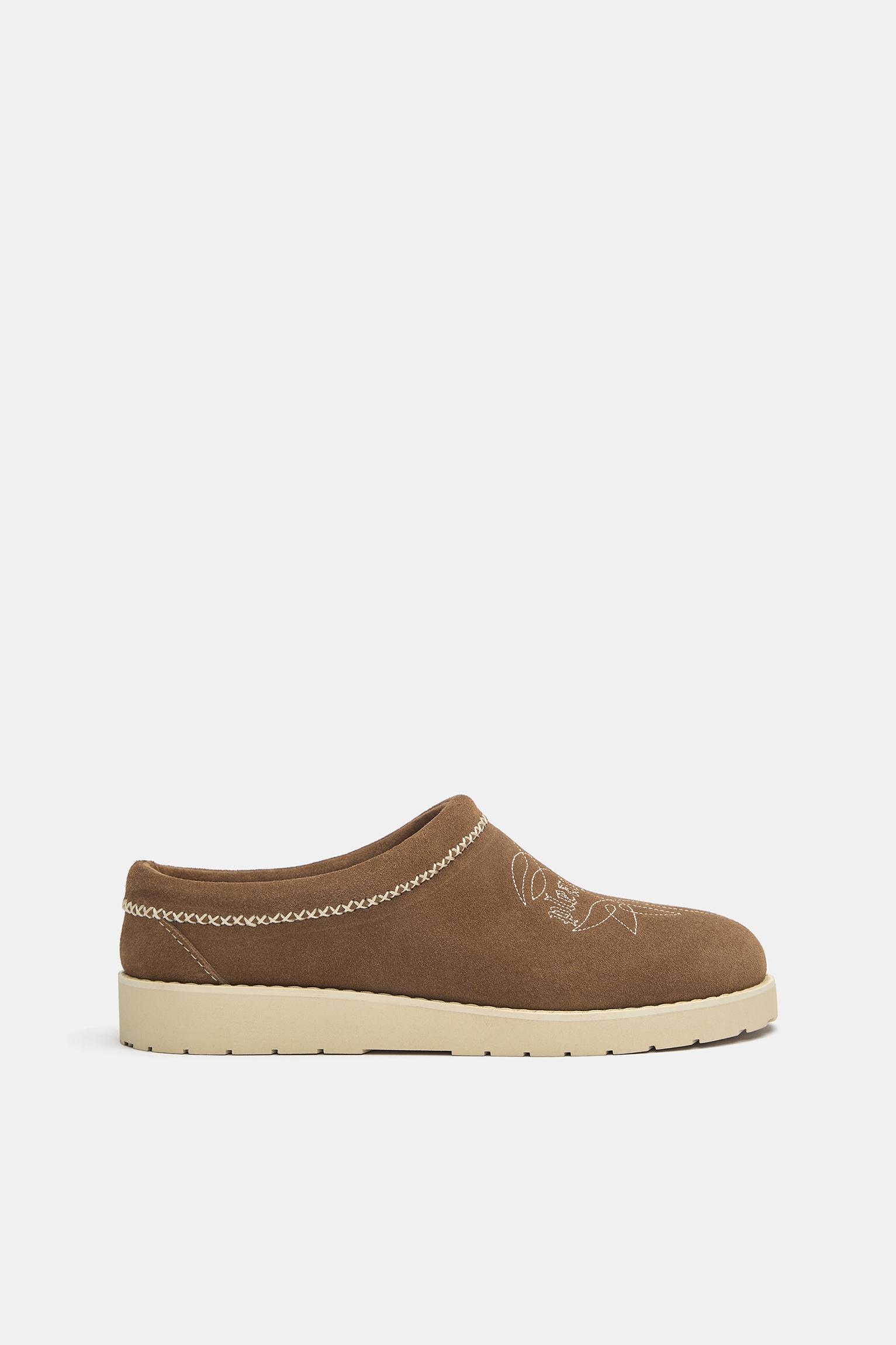 Lederclogs Stwd By Pleasures von Pull&Bear