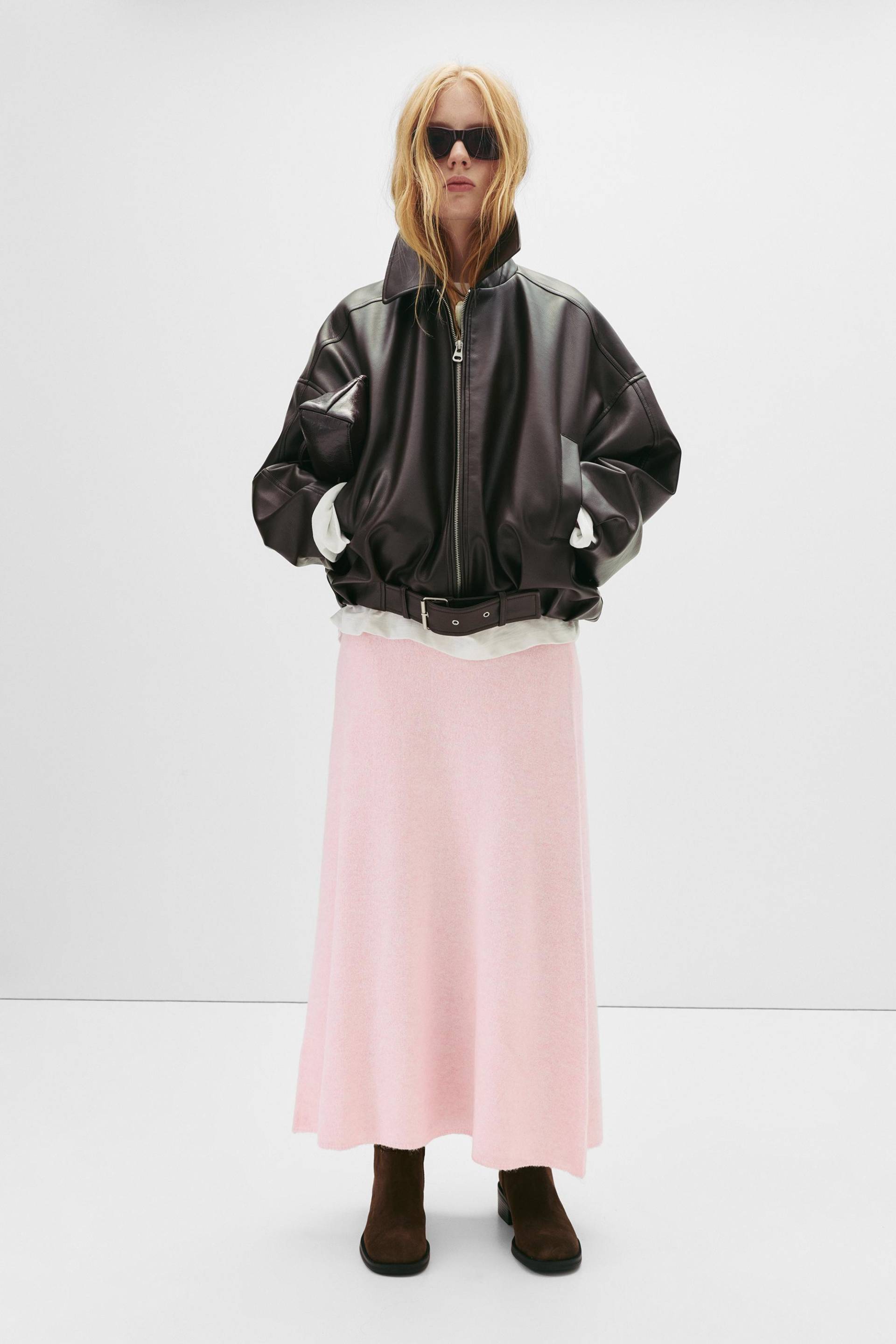 Midirock Aus Weichem Strick von Pull&Bear