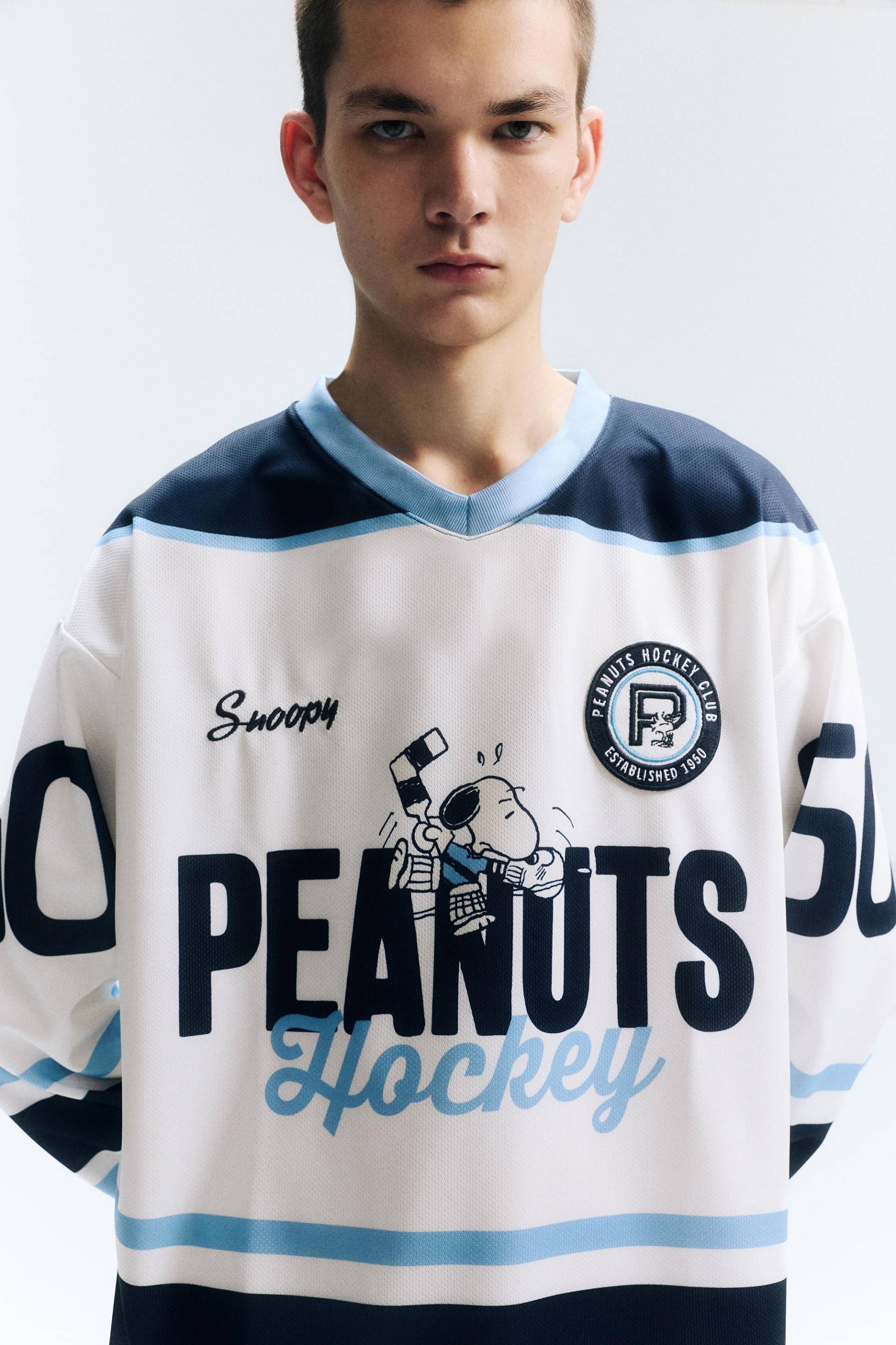 Peanuts Hockey-Shirt von Pull&Bear
