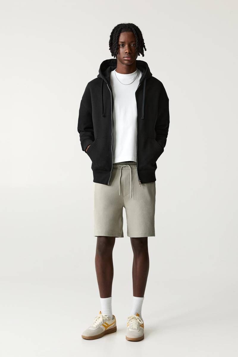 Pikee-Joggerbermudas von Pull&Bear