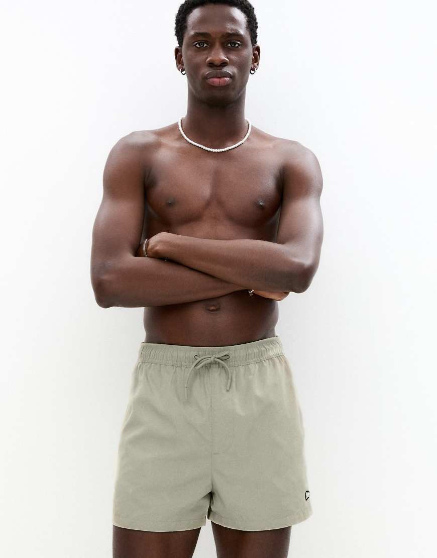 Pull & Bear - 2er-Pack Basic-Badehosen im Farbton Schwarz von Pull & Bear