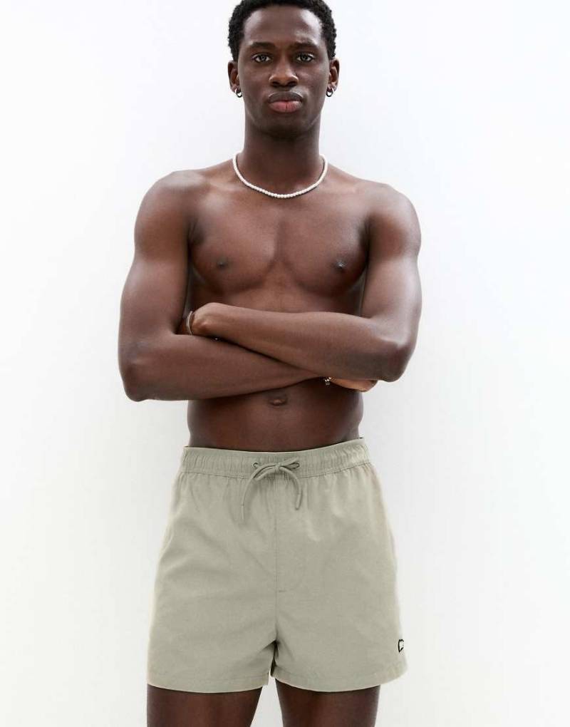 Pull & Bear - 2er-Pack Basic-Badehosen im Farbton Schwarz von Pull & Bear