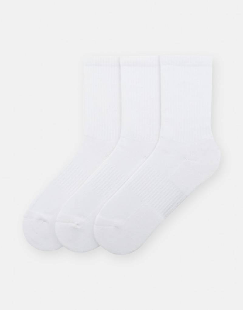 Pull & Bear - 3 Paar Socken in Weiß von Pull & Bear