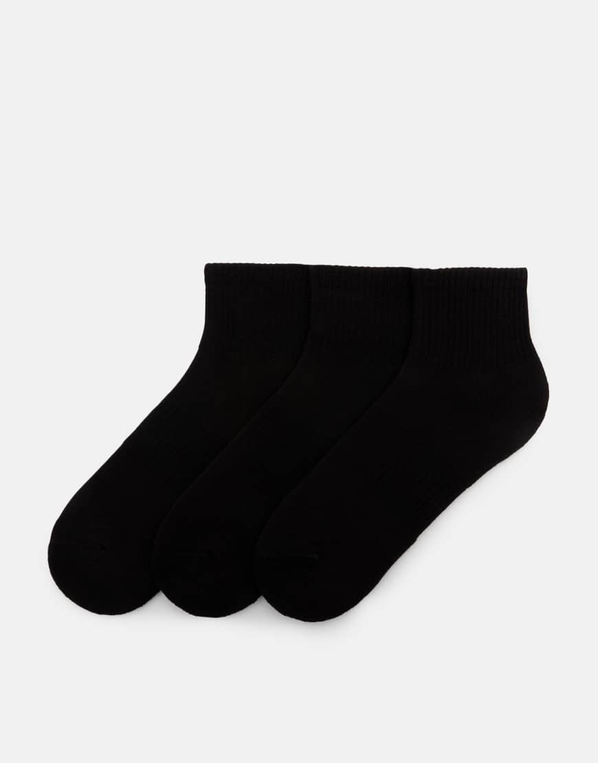 Pull & Bear - 3er-Pack Söckchen in Schwarz von Pull & Bear