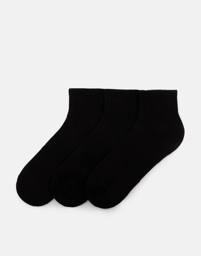 Pull & Bear - 3er-Pack Söckchen in Schwarz von Pull & Bear
