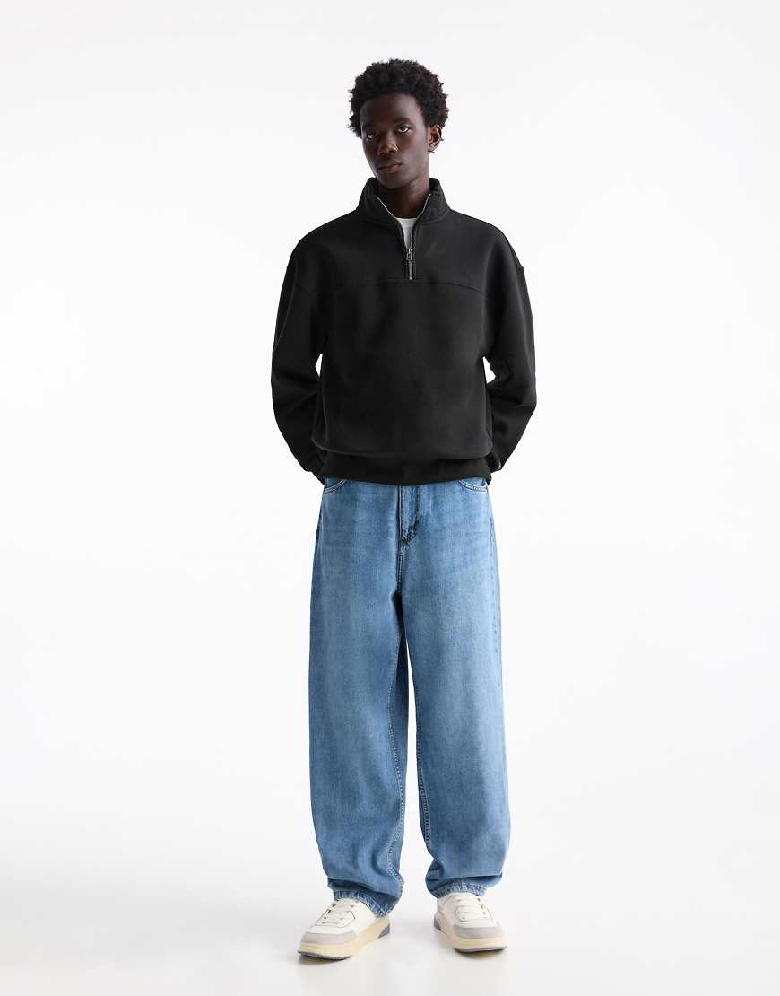 Pull & Bear - Baggy Jeans in Blau von Pull & Bear