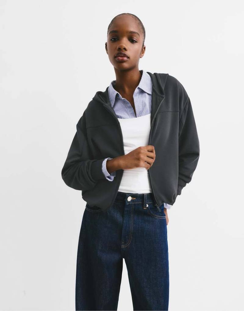 Pull & Bear - Balloon - Kapuzenpullover in Schwarz von Pull & Bear