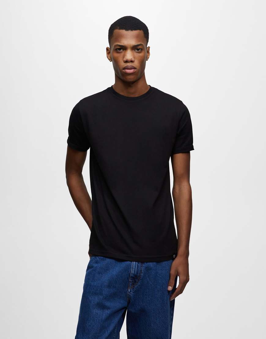 Pull & Bear - Basic-Muskelshirt in Schwarz von Pull & Bear