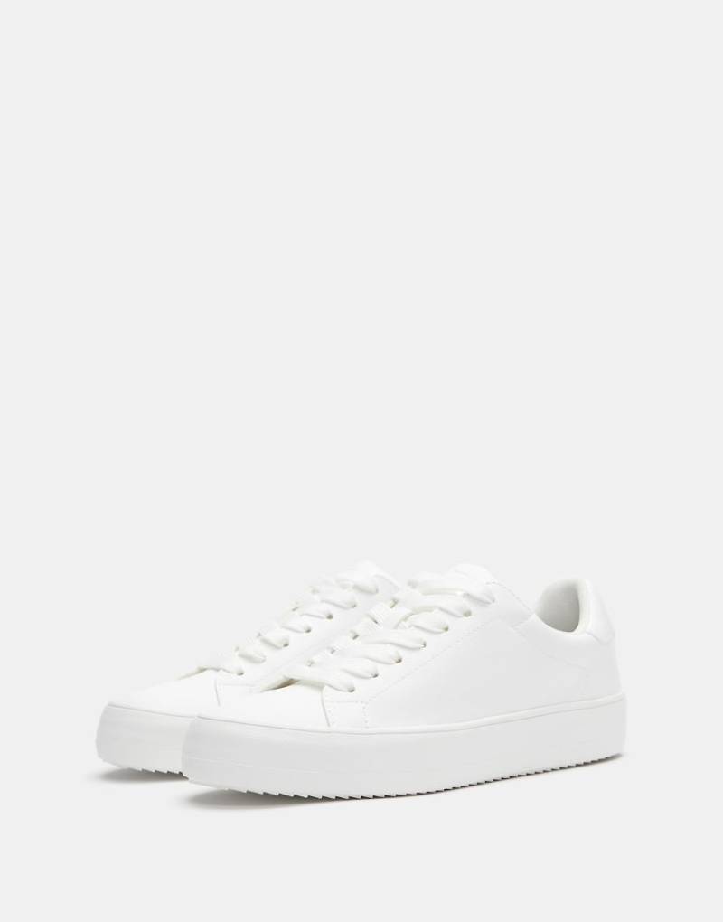 Pull & Bear - Basic-Sneaker in Weiß von Pull & Bear