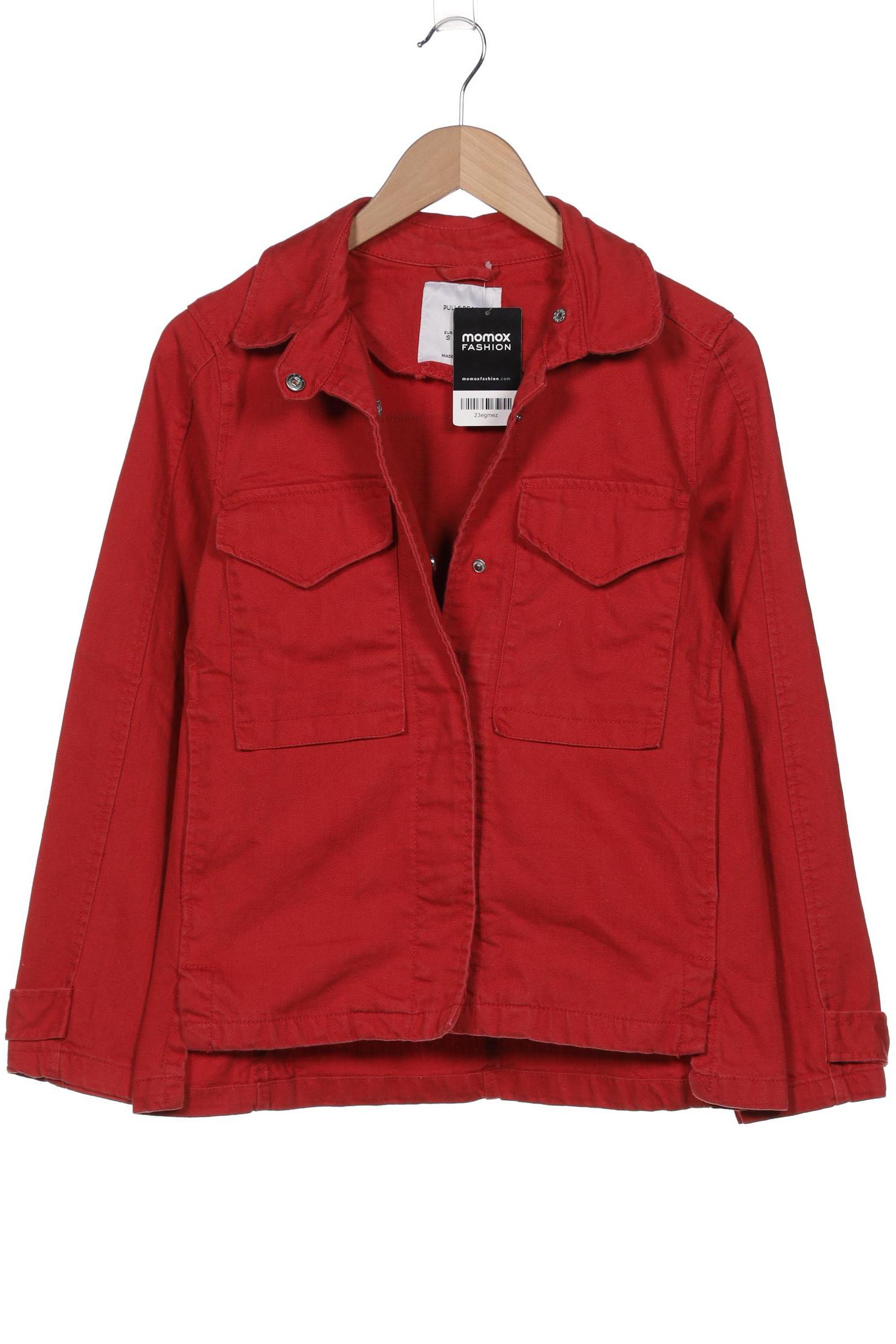 Pull & Bear Damen Jacke, rot von Pull & Bear