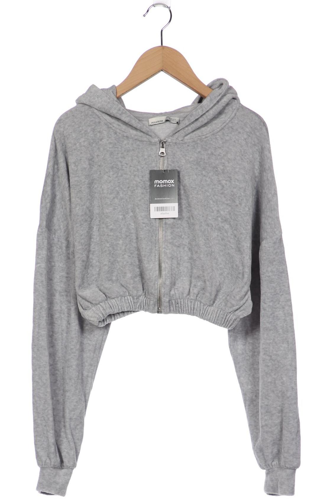 Pull & Bear Damen Kapuzenpullover, grau von Pull & Bear