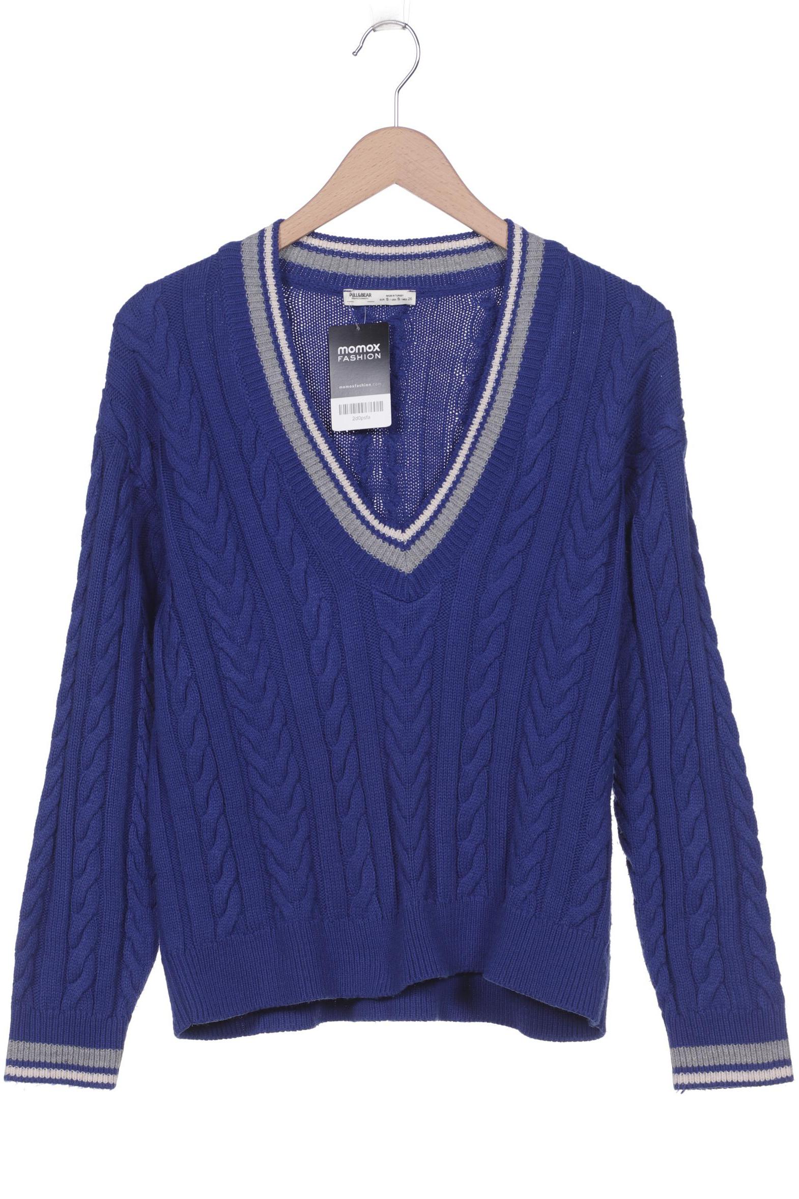 Pull & Bear Damen Pullover, blau von Pull & Bear