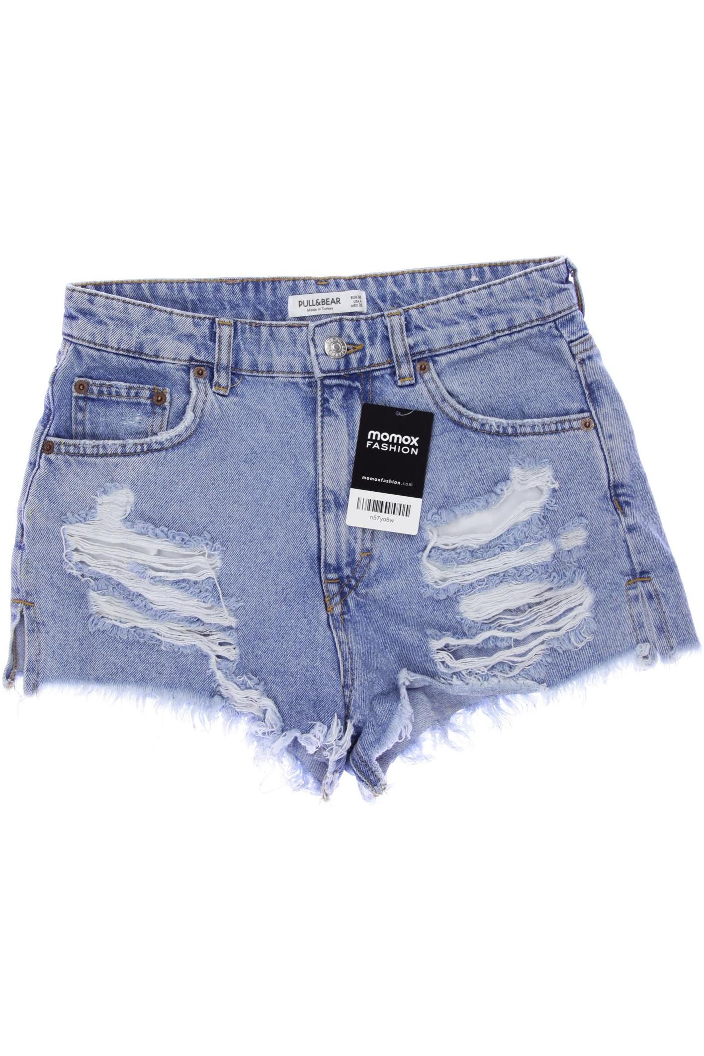 Pull & Bear Damen Shorts, blau von Pull & Bear