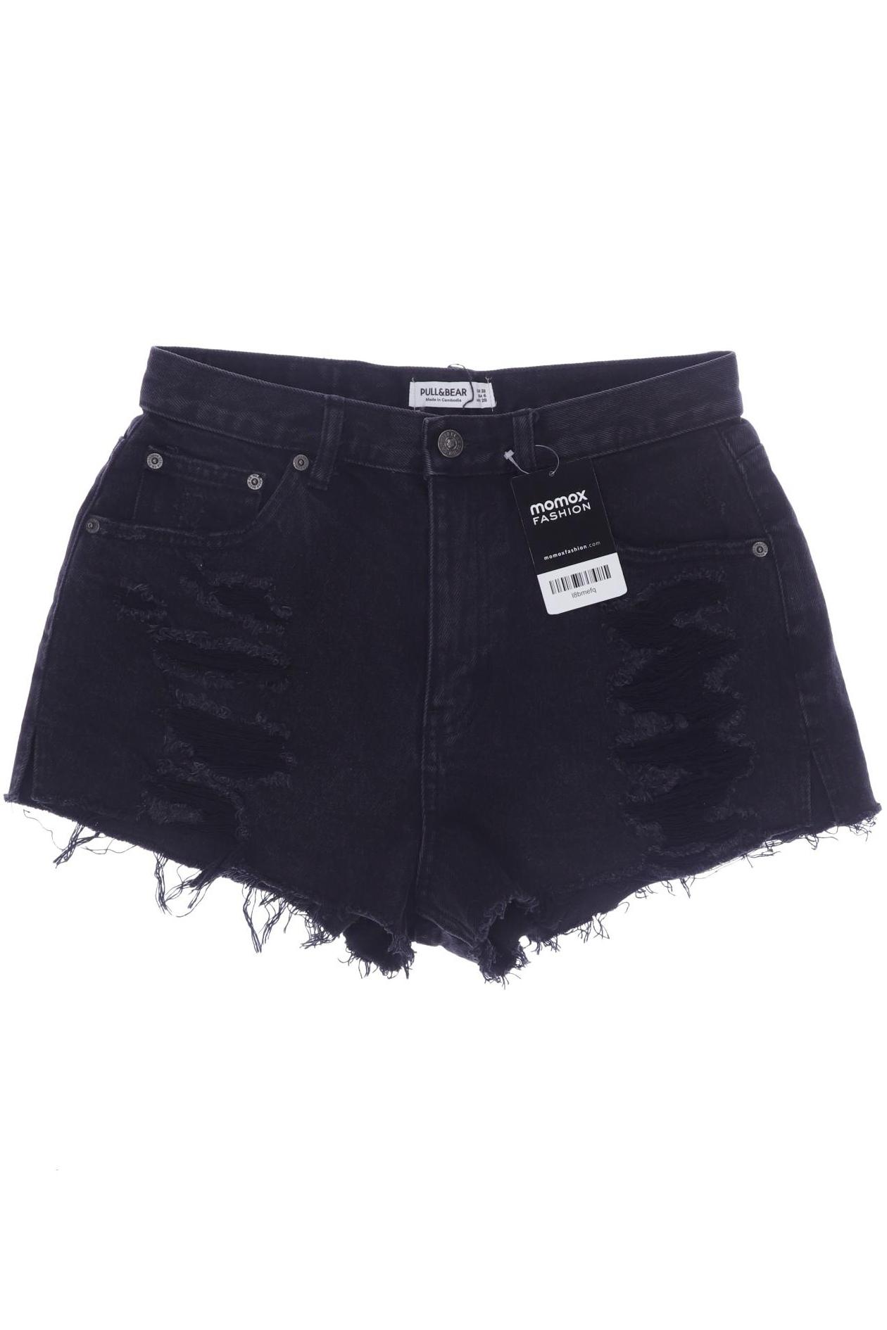 Pull & Bear Damen Shorts, schwarz von Pull & Bear