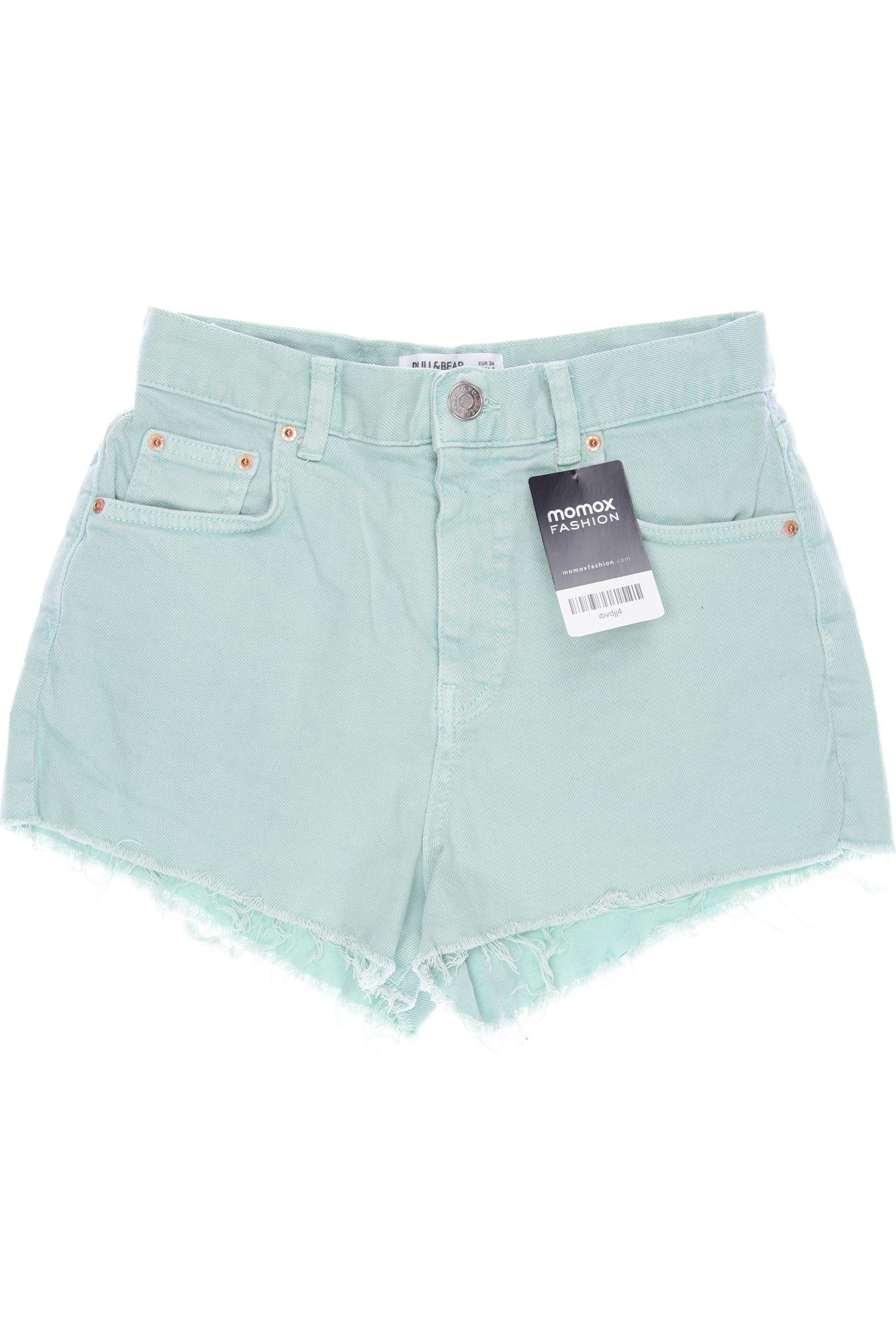 Pull & Bear Damen Shorts, türkis von Pull & Bear