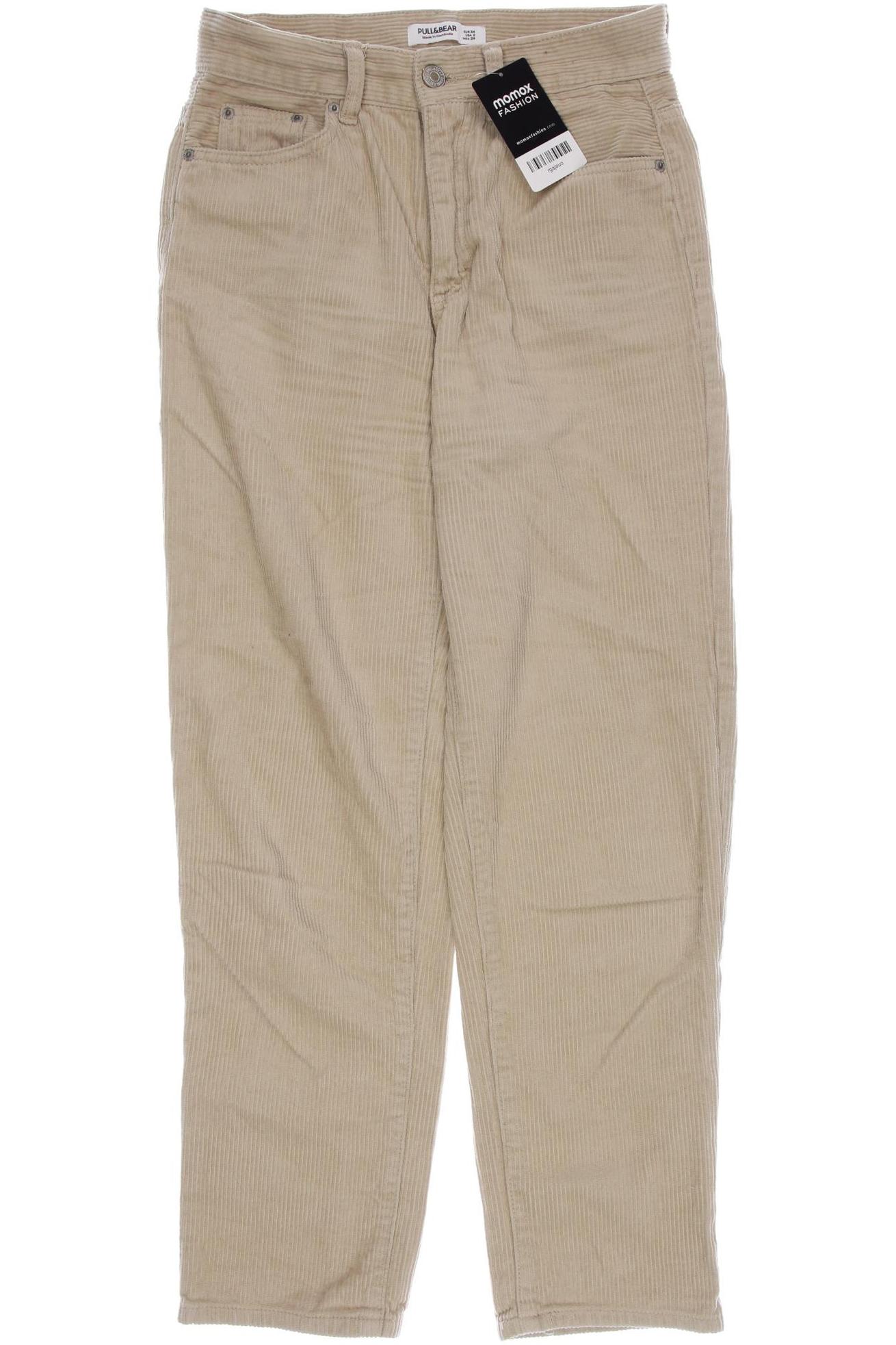 Pull & Bear Damen Stoffhose, beige von Pull & Bear