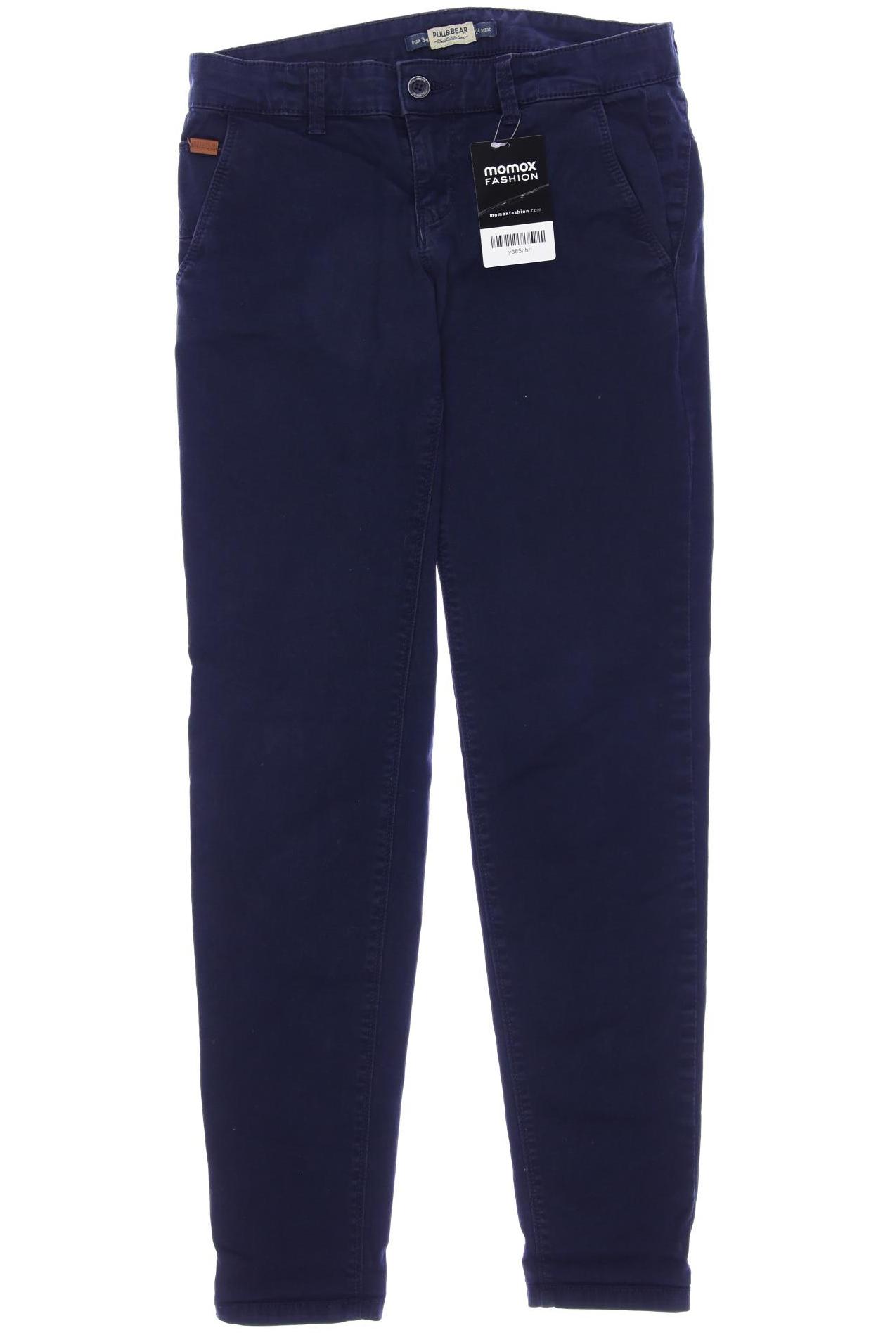 Pull & Bear Damen Stoffhose, marineblau von Pull & Bear