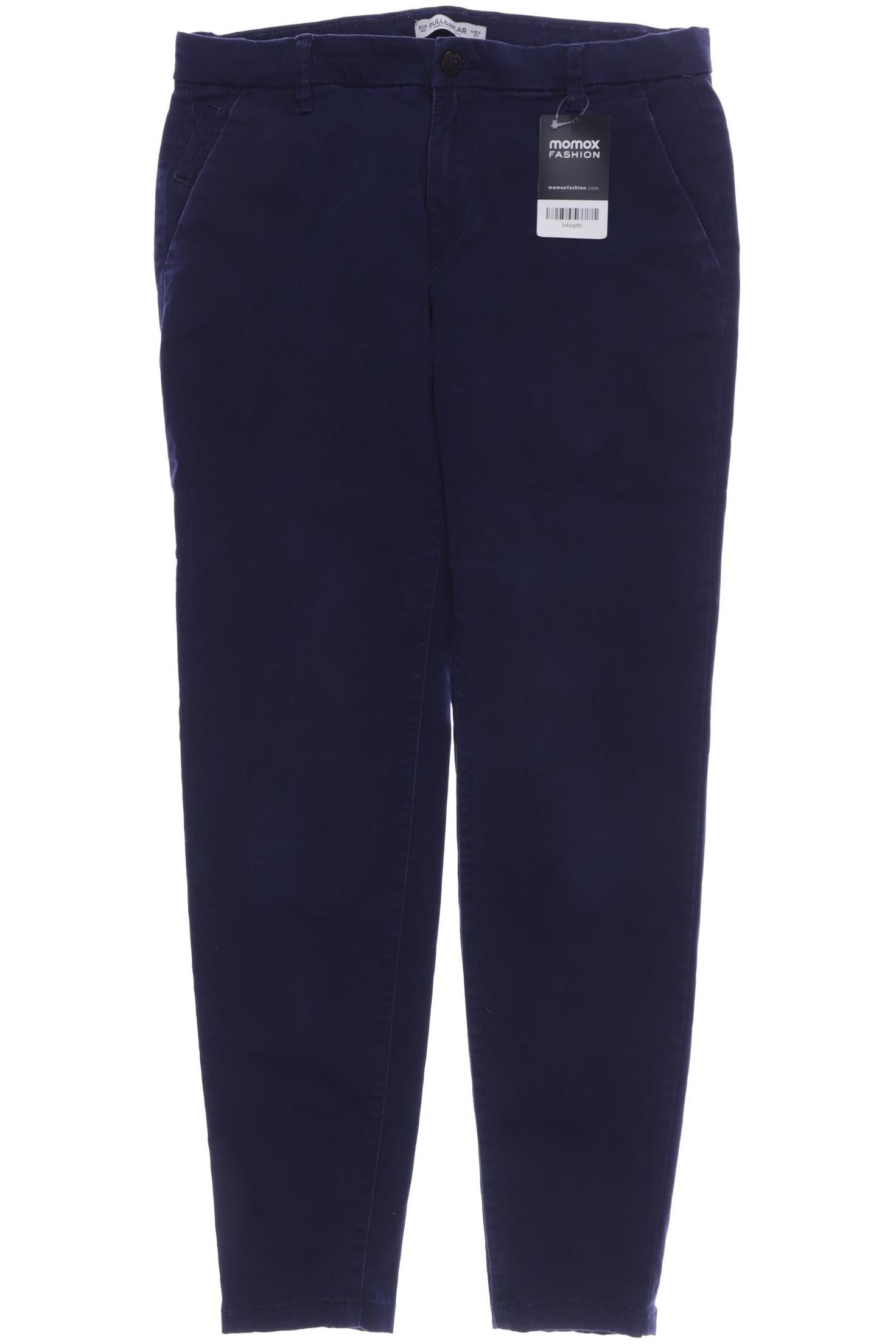 Pull & Bear Damen Stoffhose, marineblau von Pull & Bear