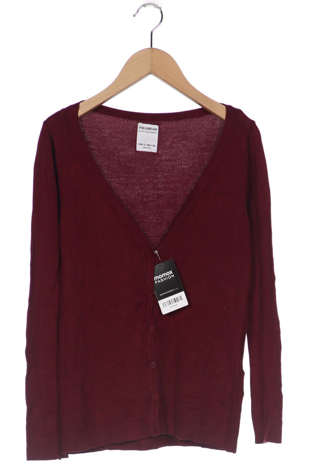 Pull & Bear Damen Strickjacke, bordeaux von Pull & Bear