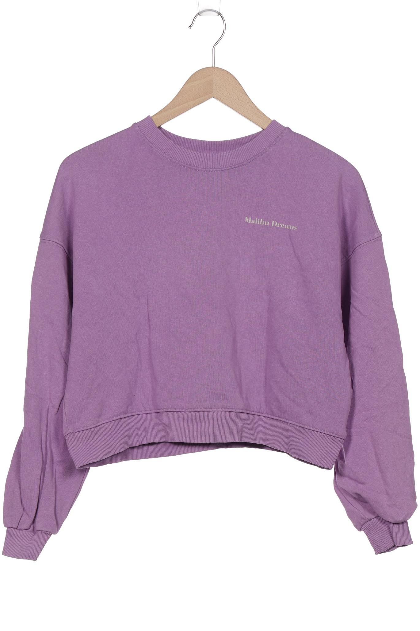 Pull & Bear Damen Sweatshirt, flieder von Pull & Bear