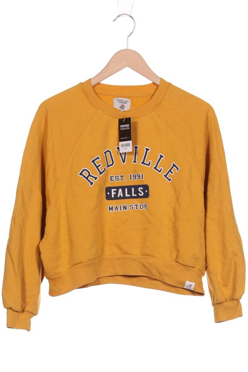 Pull & Bear Damen Sweatshirt, gelb von Pull & Bear