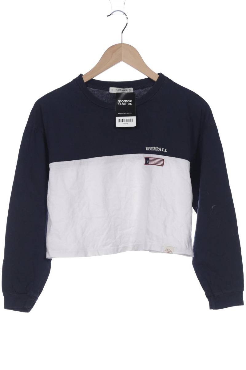 Pull & Bear Damen Sweatshirt, marineblau von Pull & Bear