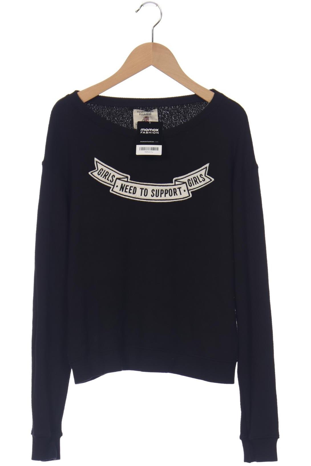 Pull & Bear Damen Sweatshirt, schwarz von Pull & Bear