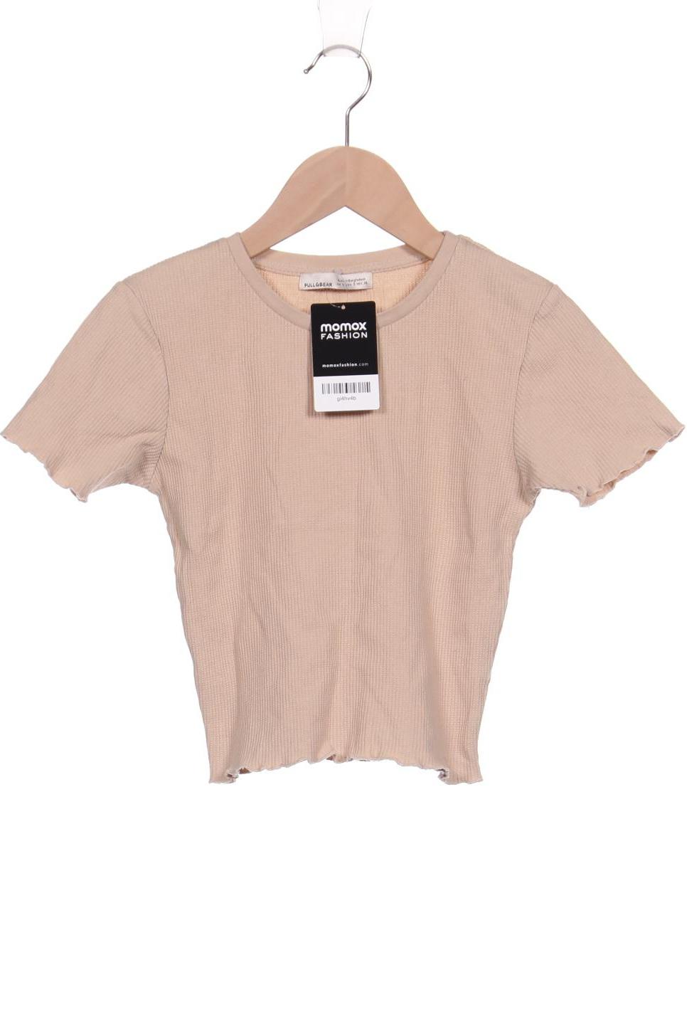 Pull & Bear Damen T-Shirt, beige von Pull & Bear