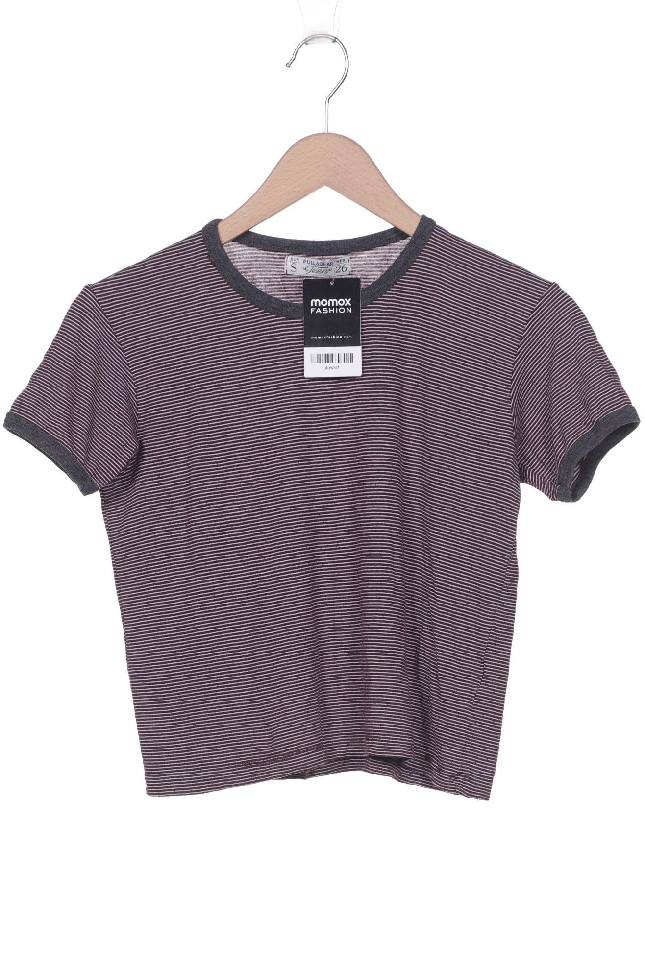 Pull & Bear Damen T-Shirt, bordeaux von Pull & Bear