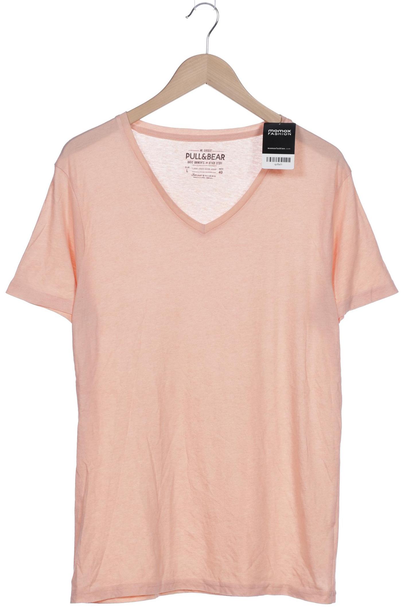 Pull & Bear Damen T-Shirt, orange von Pull & Bear