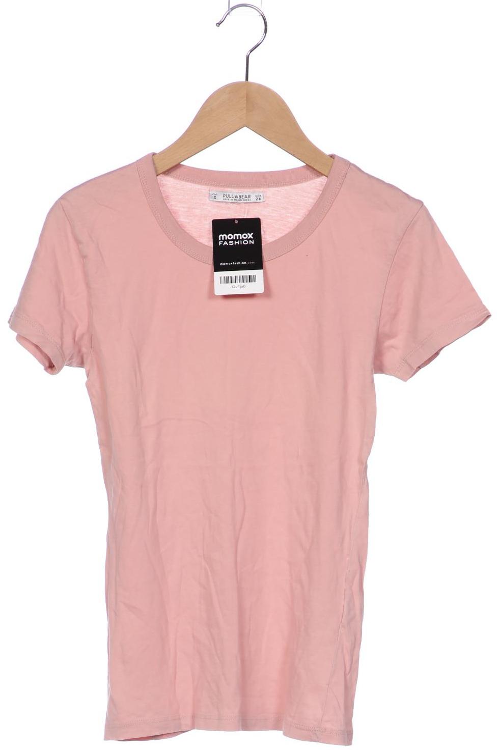 Pull & Bear Damen T-Shirt, pink von Pull & Bear